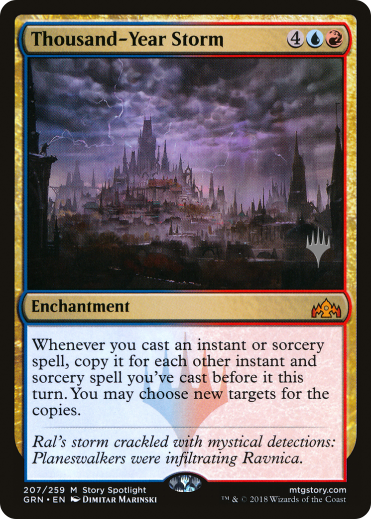 Thousand-Year Storm (207p) Foil - Guilds of Ravnica Promos