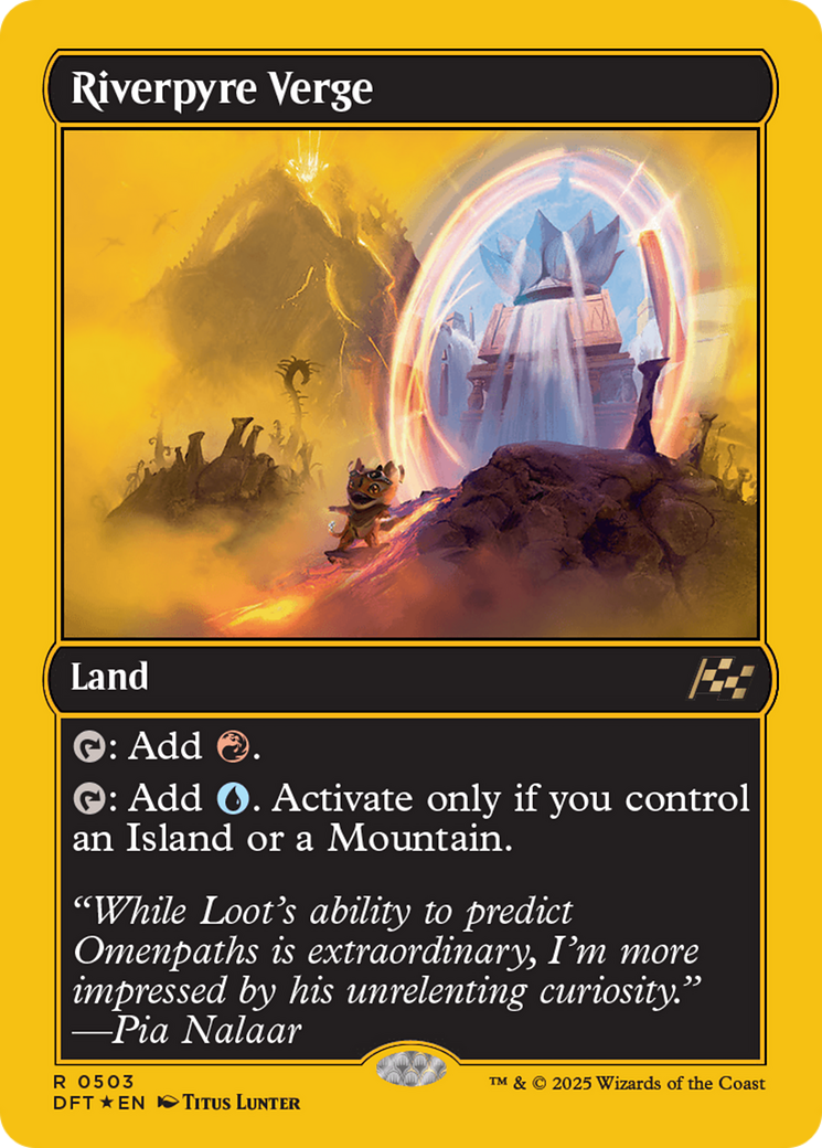 Riverpyre Verge (First-Place Foil) Foil (503) - Aetherdrift