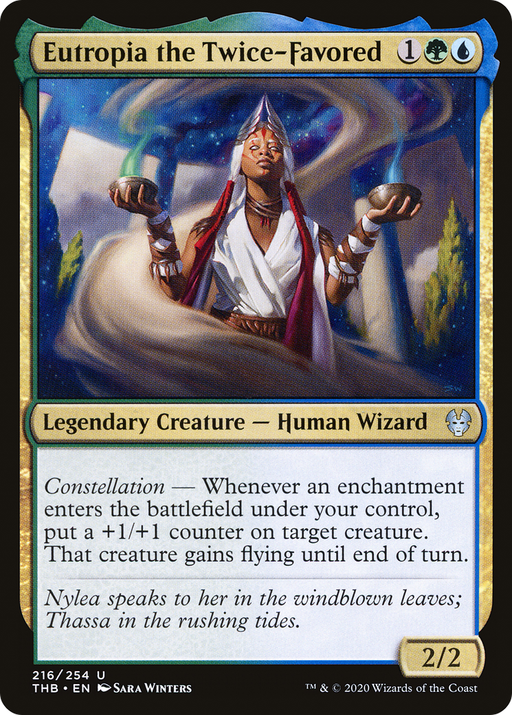 Eutropia the Twice-Favored (216) Foil - Theros Beyond Death