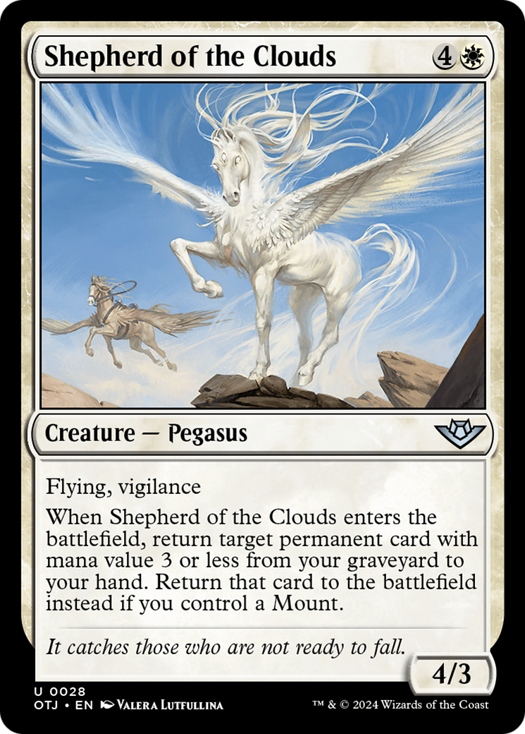 Shepherd of the Clouds (028) Foil - Outlaws of Thunder Junction
