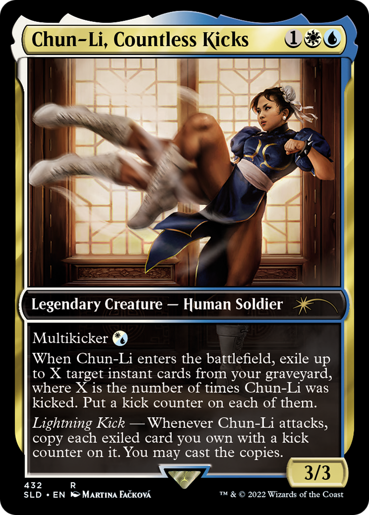 Chun-Li, Countless Kicks (432) Foil - Secret Lair Drop