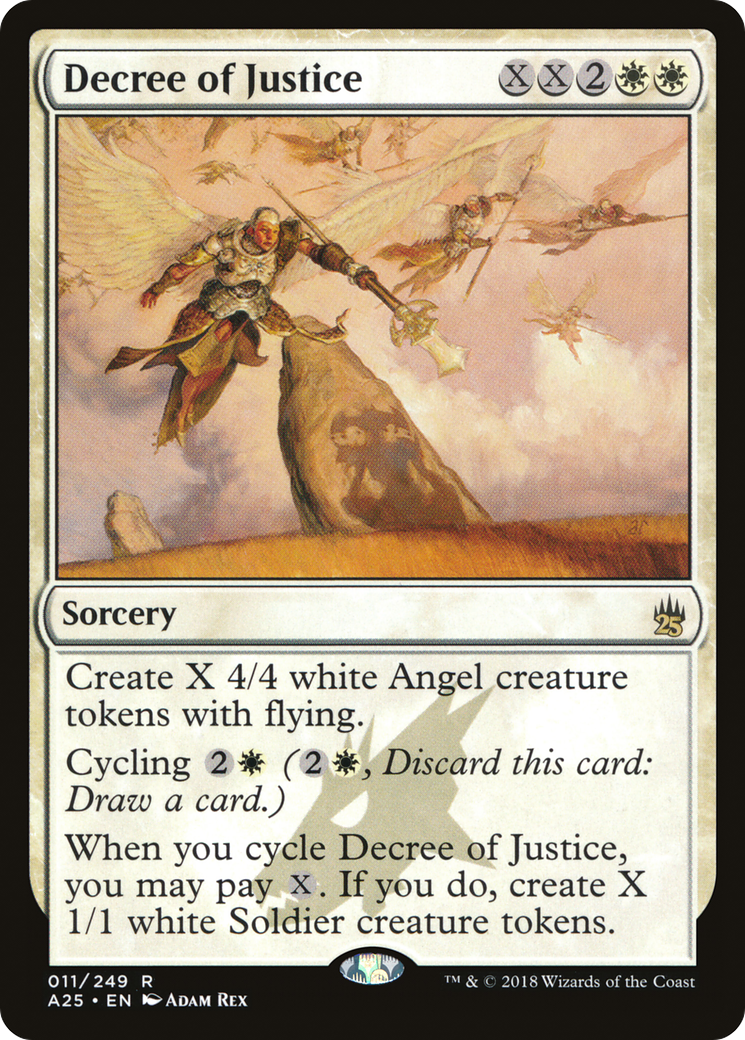 Decree of Justice (011) Foil - Masters 25