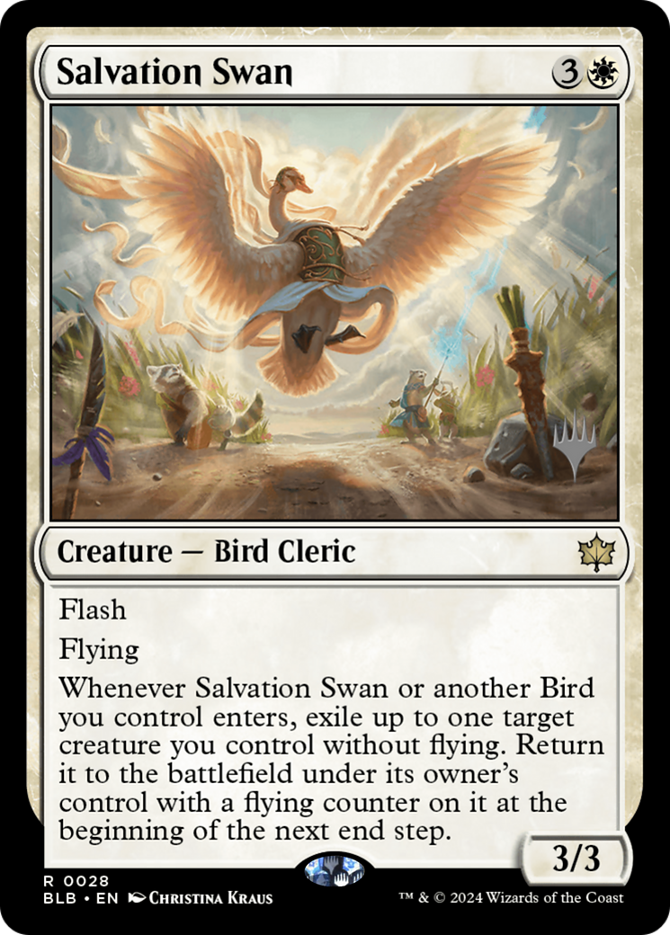 Salvation Swan (028) - Bloomburrow Promos