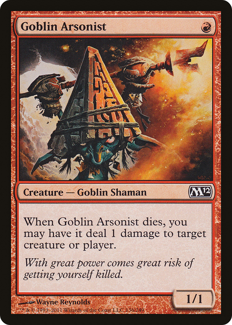 Goblin Arsonist (136) Foil - Magic 2012