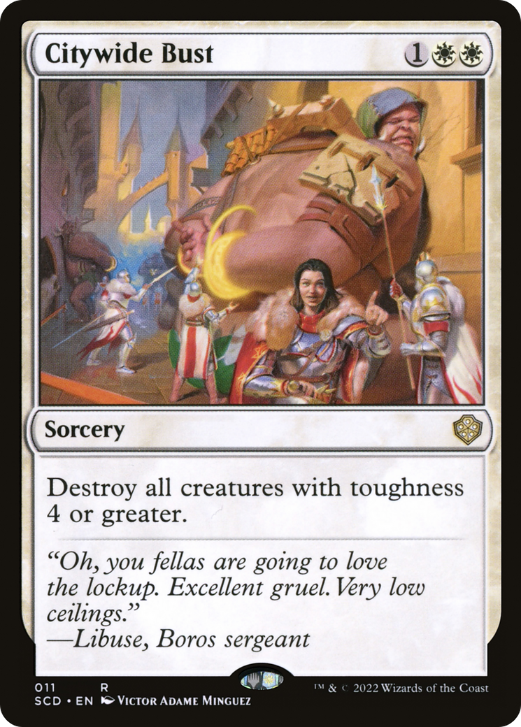 Citywide Bust (011) - Starter Commander Decks