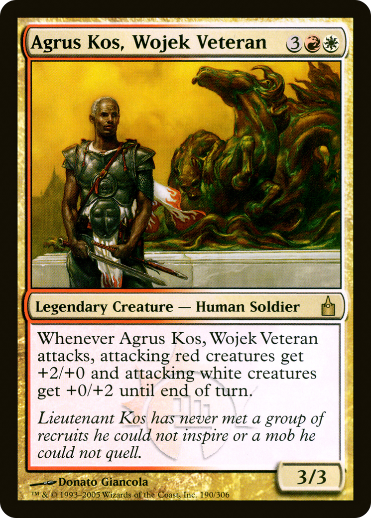 Agrus Kos, Wojek Veteran (190) Foil - Ravnica: City of Guilds