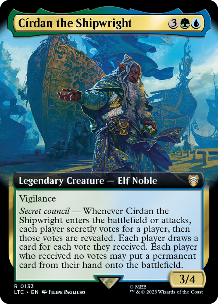 Cirdan the Shipwright (Extended Art) (133) - Tales of Middle-earth Commander