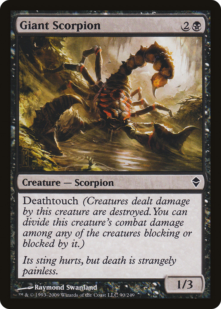 Giant Scorpion (090) - Zendikar