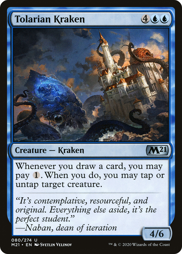 Tolarian Kraken (080) - Core Set 2021