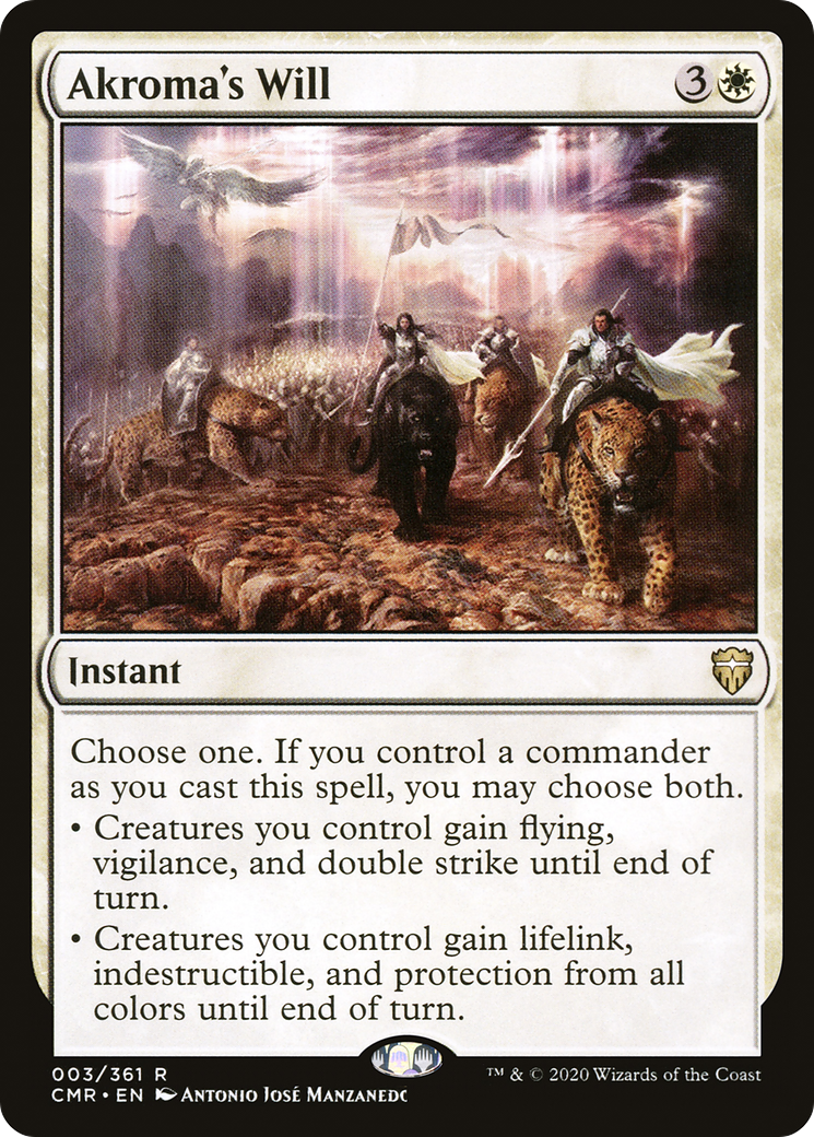 Akroma's Will (003) Foil - Commander Legends