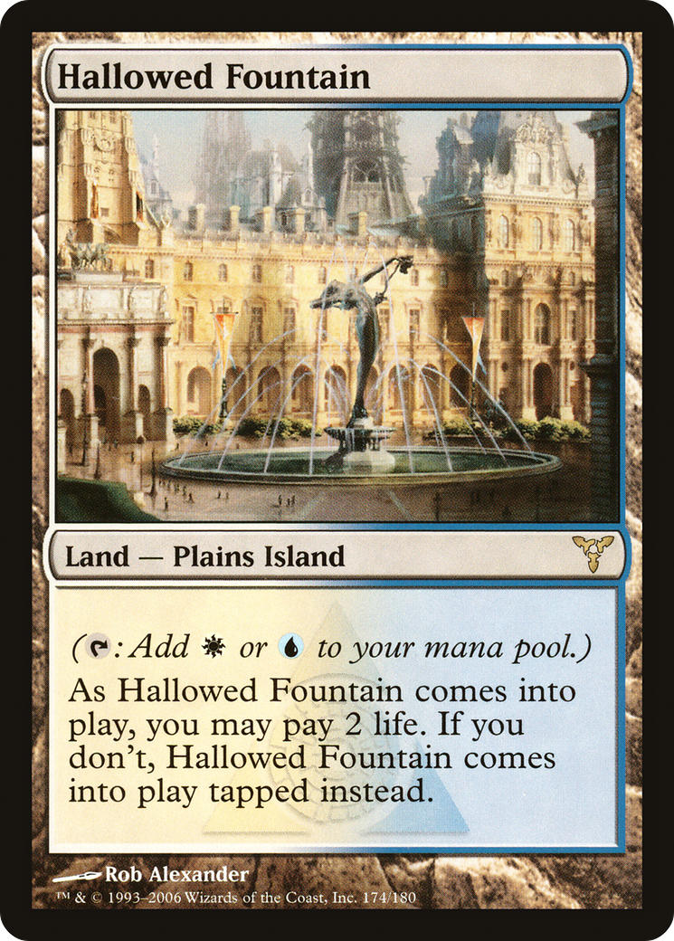 Hallowed Fountain (174) Foil - Dissension