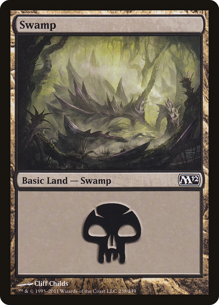 Swamp (238) Foil - Magic 2012