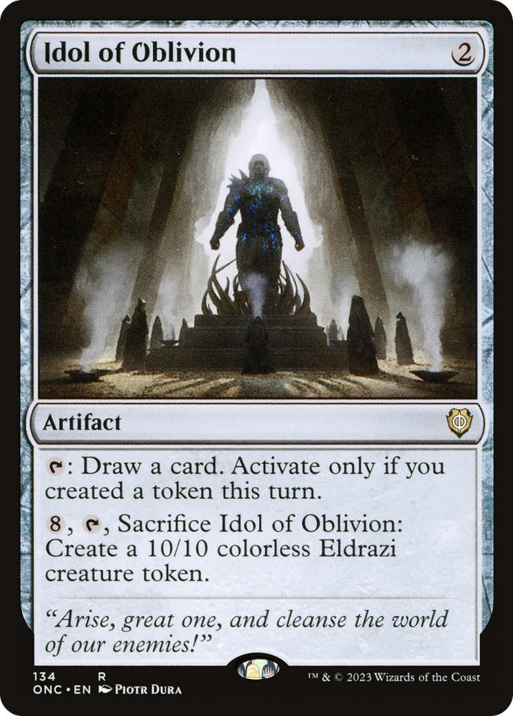 Idol of Oblivion (134) - Phyrexia: All Will Be One Commander
