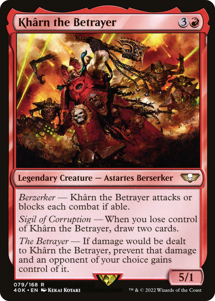 Khârn the Betrayer (079) - Warhammer 40,000 Commander