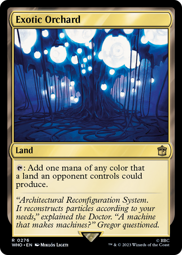 Exotic Orchard (276) - Doctor Who