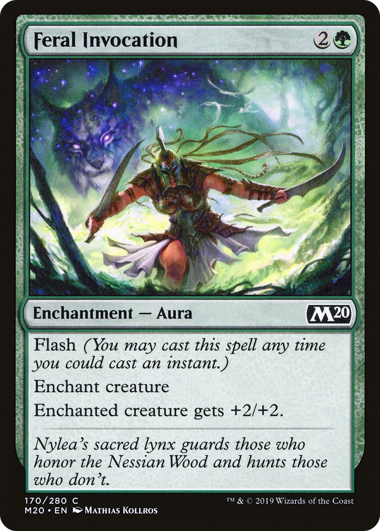 Feral Invocation (170) Foil - Core Set 2020