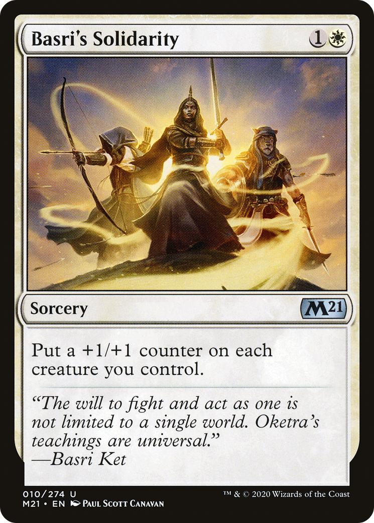 Basri's Solidarity (010) Foil - Core Set 2021