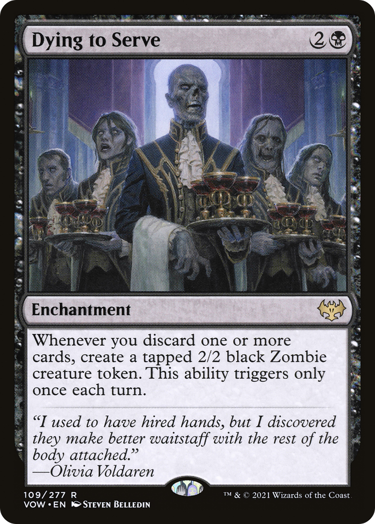 Dying to Serve (109) Foil - Innistrad: Crimson Vow
