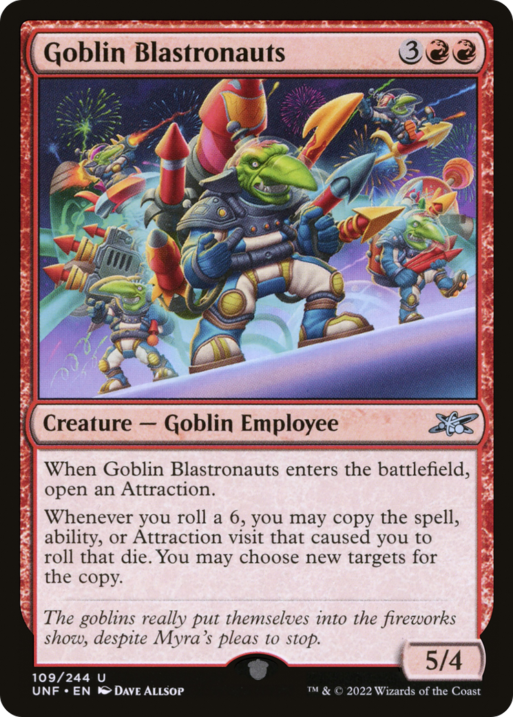 Goblin Blastronauts (109) Foil - Unfinity