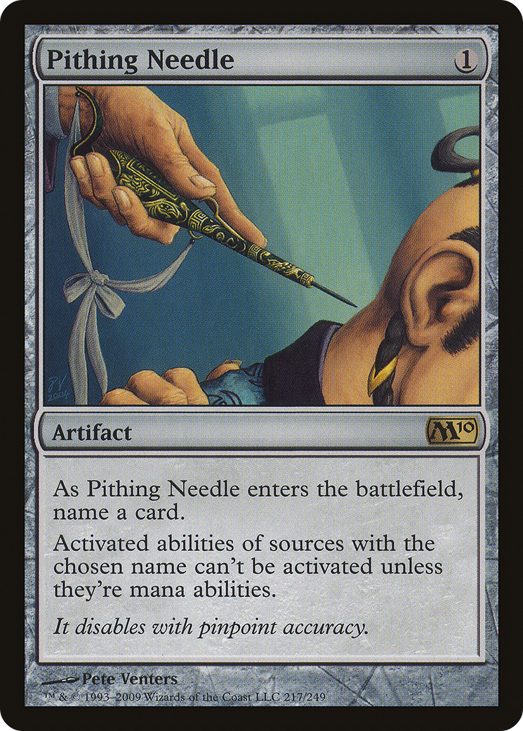 Pithing Needle (217) Foil - Magic 2010