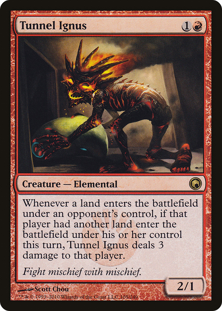 Tunnel Ignus (105) Foil - Scars of Mirrodin