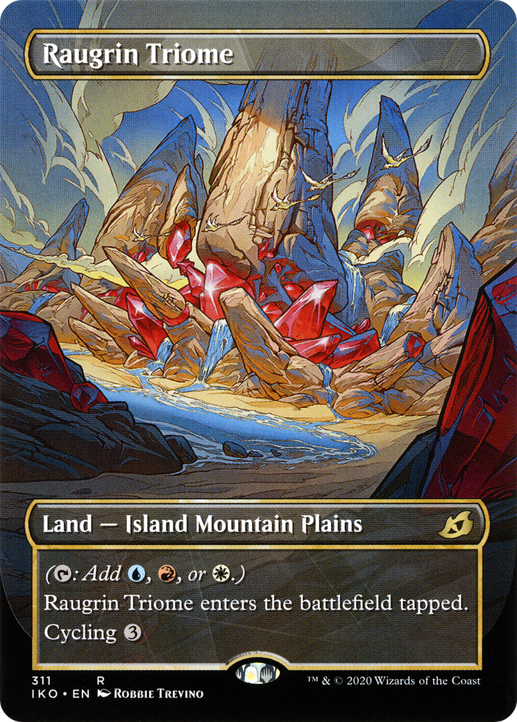 Raugrin Triome (Showcase) (311) Foil - Ikoria: Lair of Behemoths