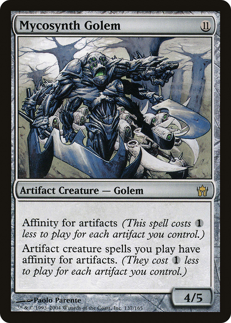 Mycosynth Golem (137) Foil - Fifth Dawn
