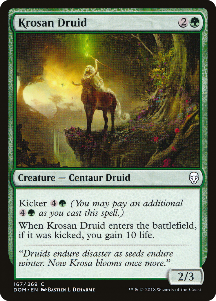 Krosan Druid (167) - Dominaria