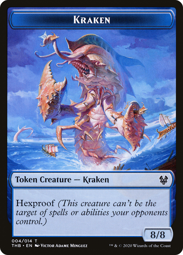 Kraken Token (004) - Theros Beyond Death Tokens