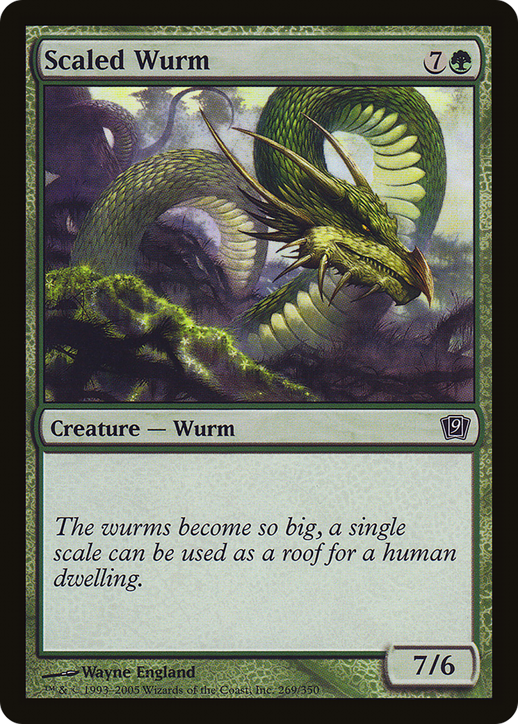Scaled Wurm (269) Foil - Ninth Edition