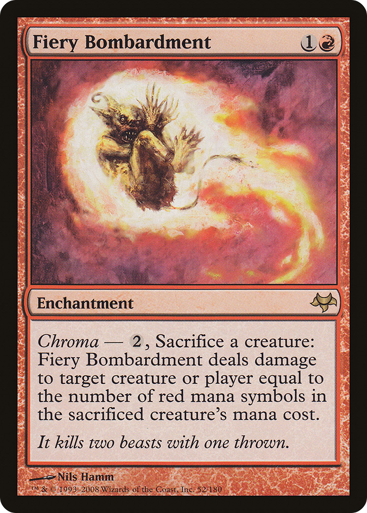 Fiery Bombardment (052) Foil - Eventide