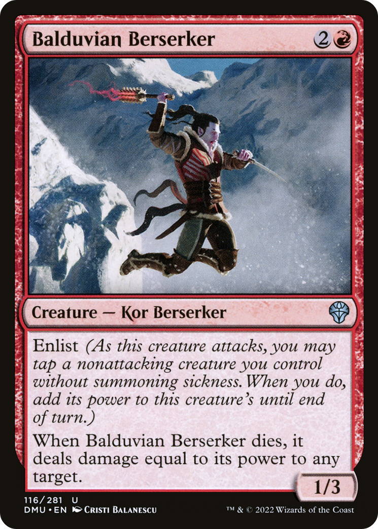 Balduvian Berserker (116) Foil - Dominaria United