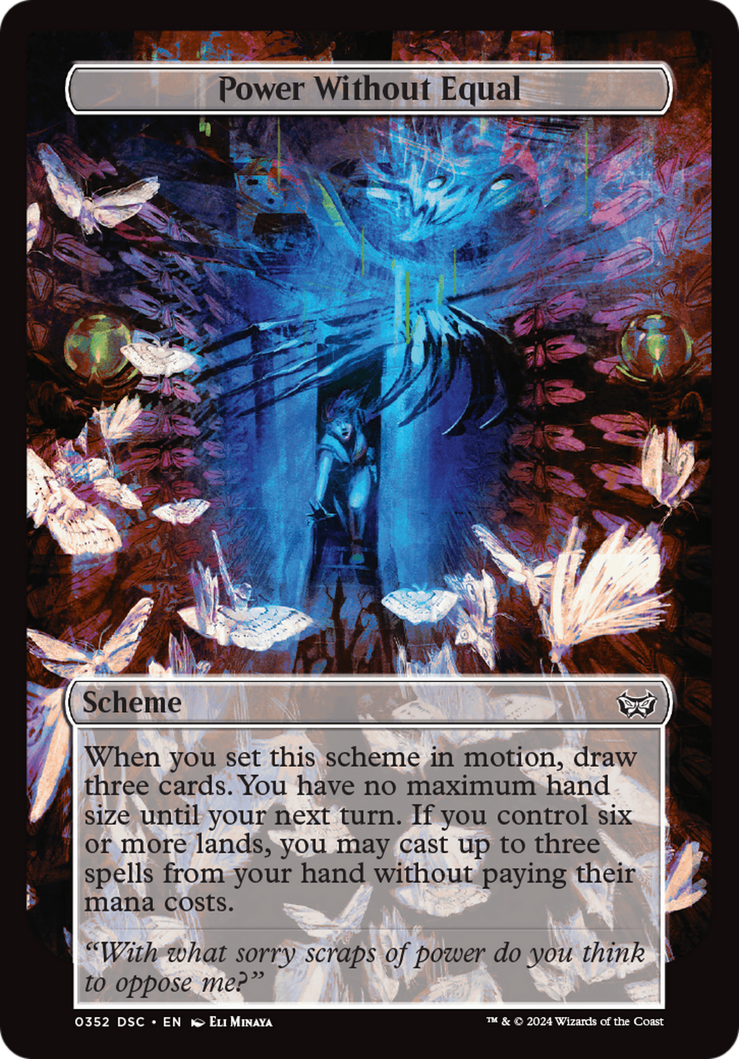 Power Without Equal (Full Art) (352) - Duskmourn: House of Horror Commander