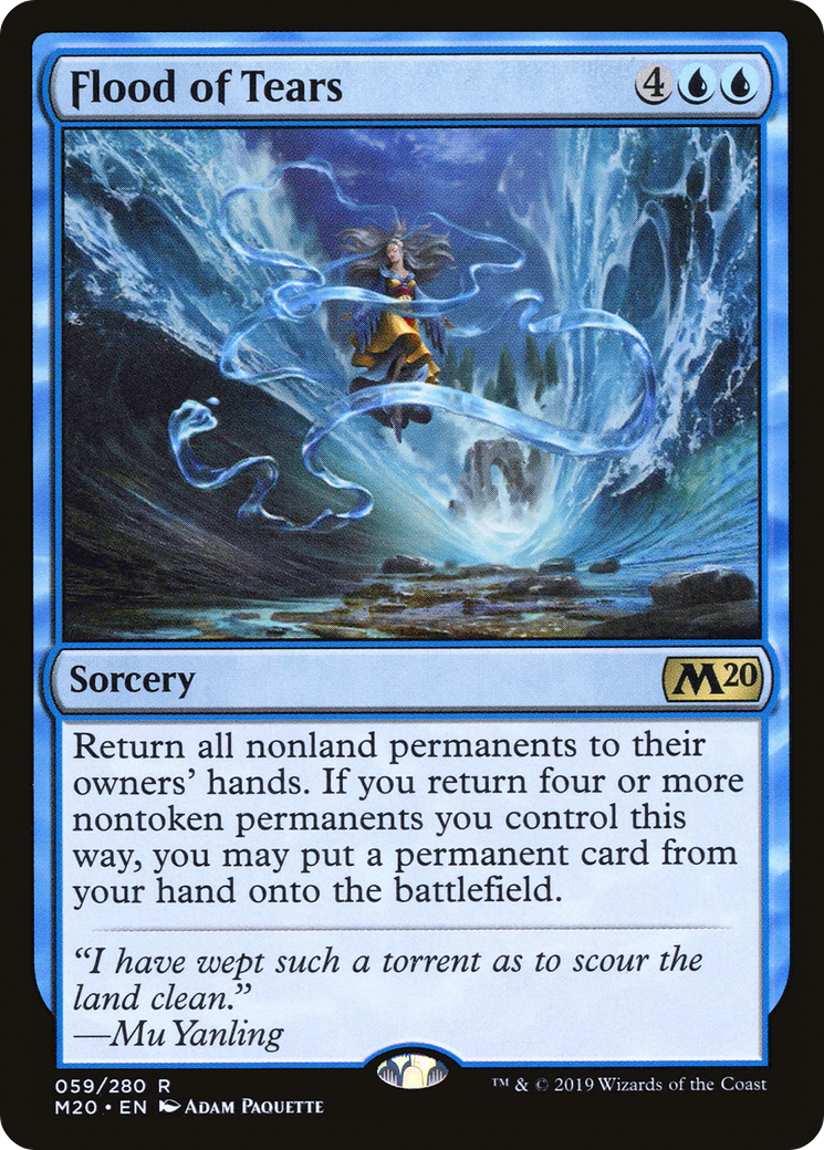 Flood of Tears (059) Foil - Core Set 2020