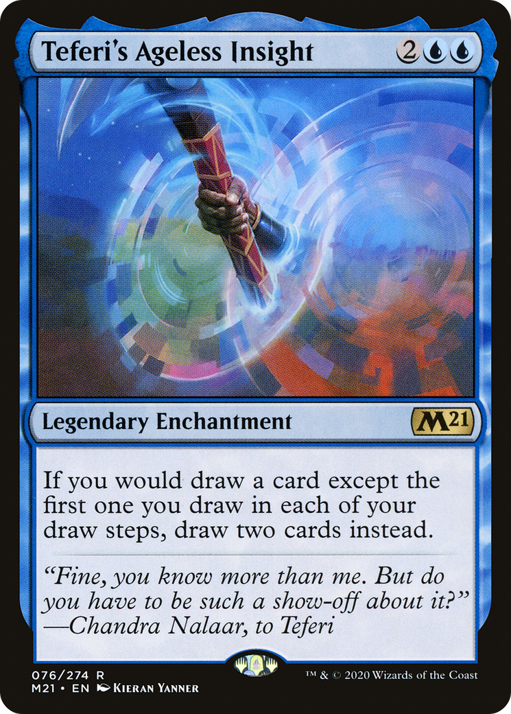 Teferi's Ageless Insight (076) Foil - Core Set 2021