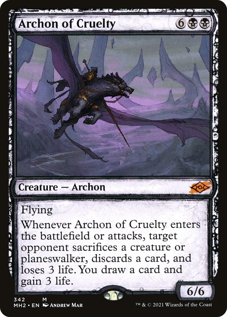 Archon of Cruelty (Showcase) (342) Foil - Modern Horizons 2