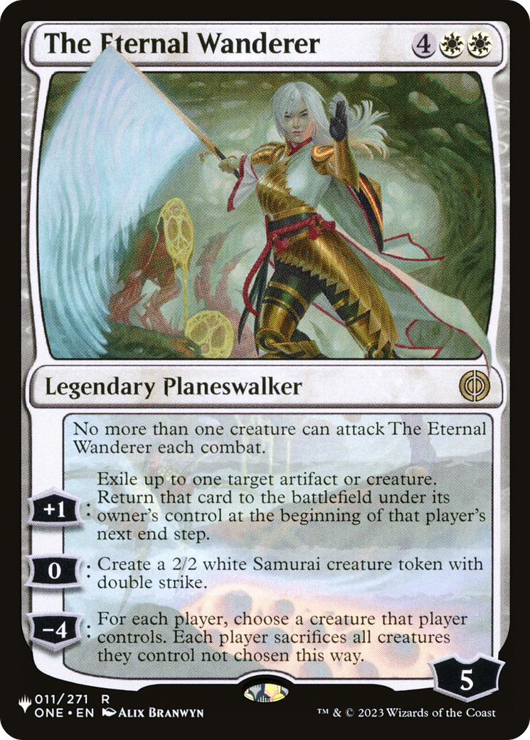 The Eternal Wanderer (ONE-11) - The List