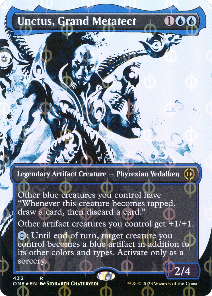 Unctus, Grand Metatect (Showcase) (Step-and-Compleat Foil) (Showcase) (433) Foil - Phyrexia: All Will Be One