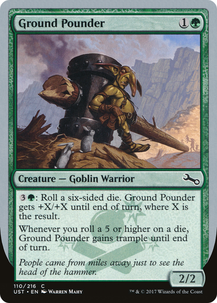 Ground Pounder (110) - Unstable