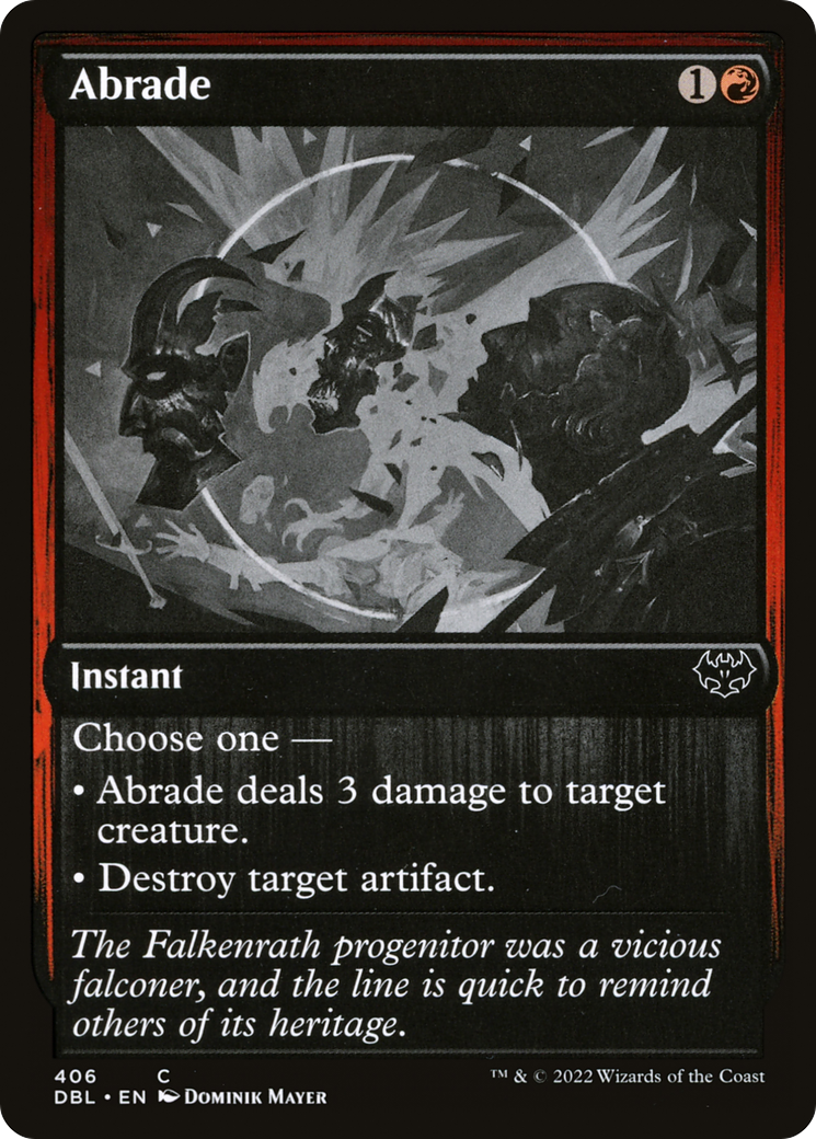 Abrade (406) Foil - Innistrad: Double Feature