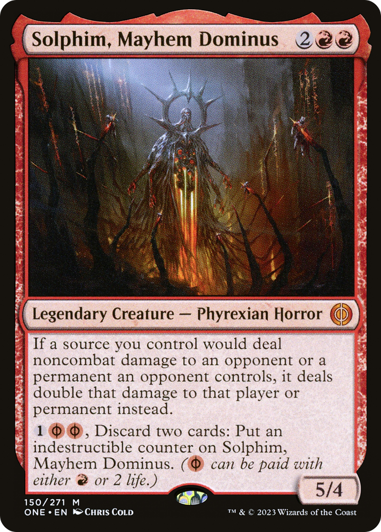 Solphim, Mayhem Dominus (150) Foil - Phyrexia: All Will Be One