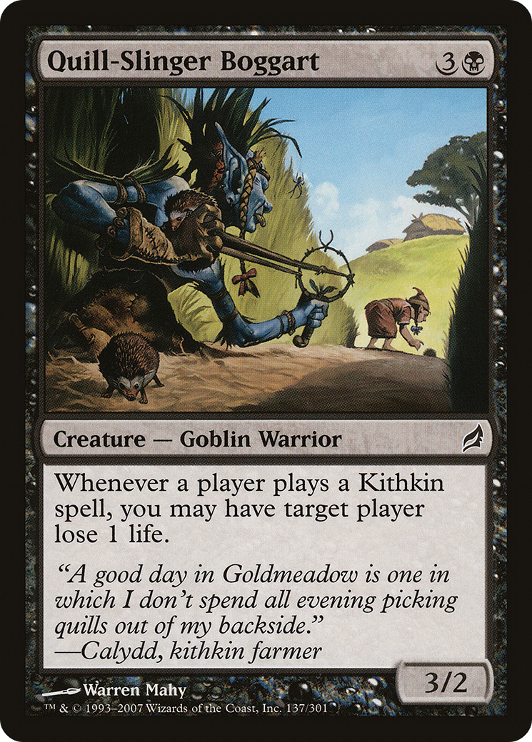 Quill-Slinger Boggart (137) Foil - Lorwyn