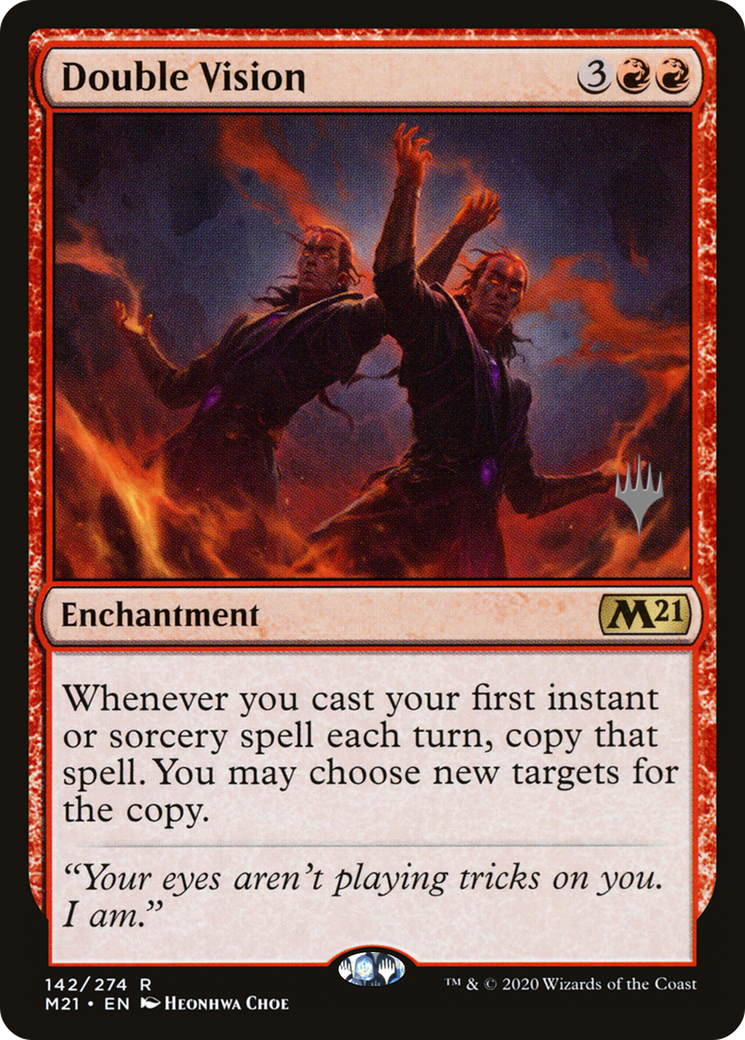 Double Vision (142p) Foil - Core Set 2021 Promos