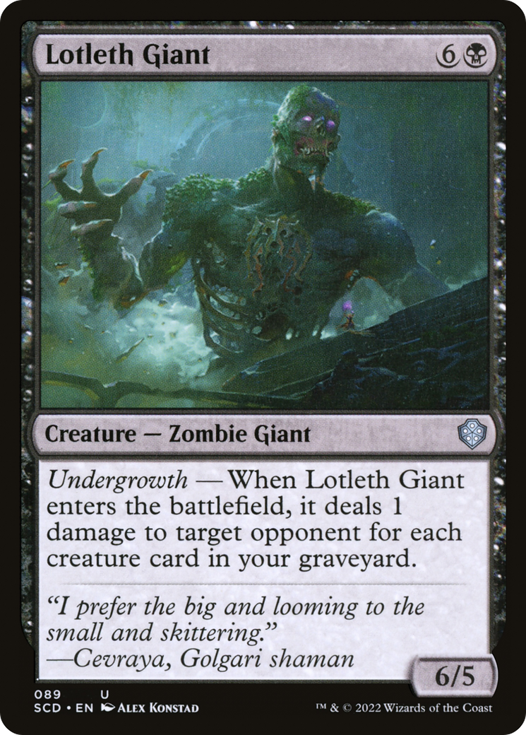 Lotleth Giant (089) - Starter Commander Decks