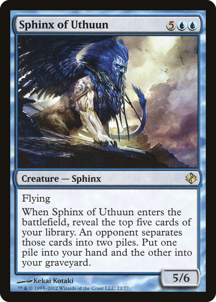 Sphinx of Uthuun (022) - Duel Decks: Venser vs. Koth