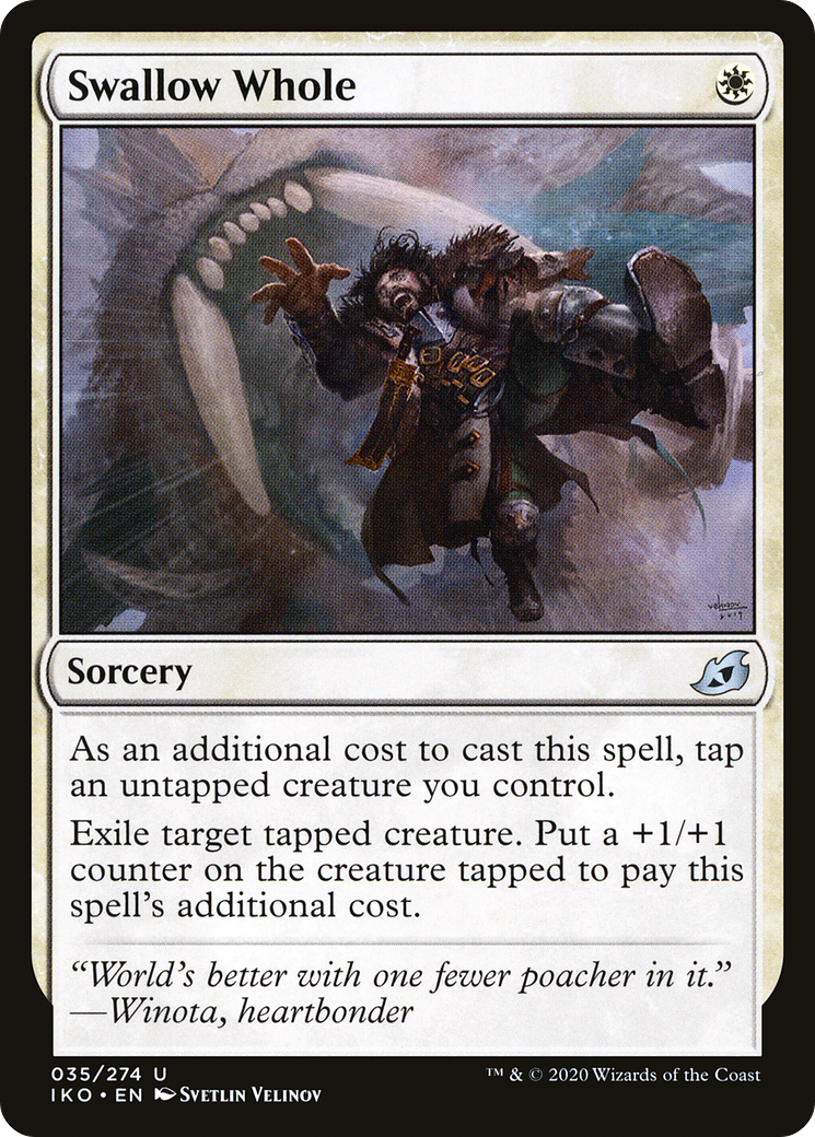 Swallow Whole (035) Foil - Ikoria: Lair of Behemoths