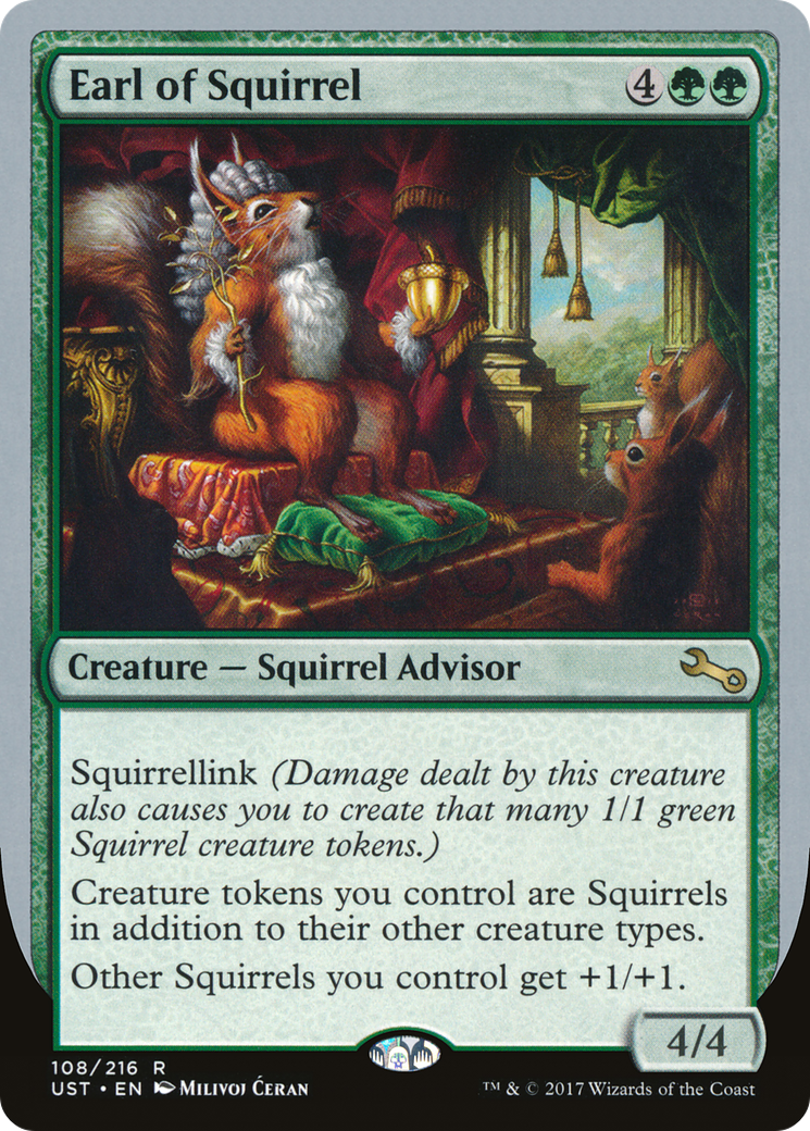 Earl of Squirrel (108) Foil - Unstable