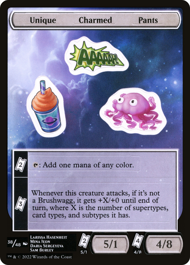 Unique Charmed Pants (038) - Unfinity Sticker Sheets