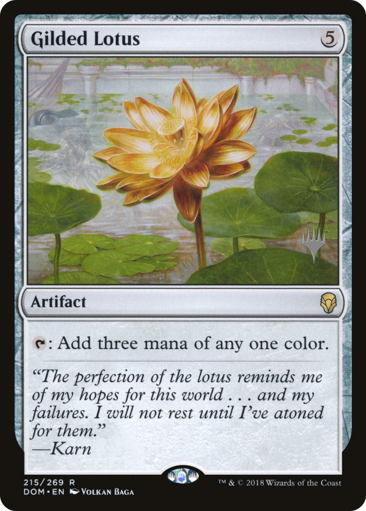 Gilded Lotus (215p) Foil - Dominaria Promos