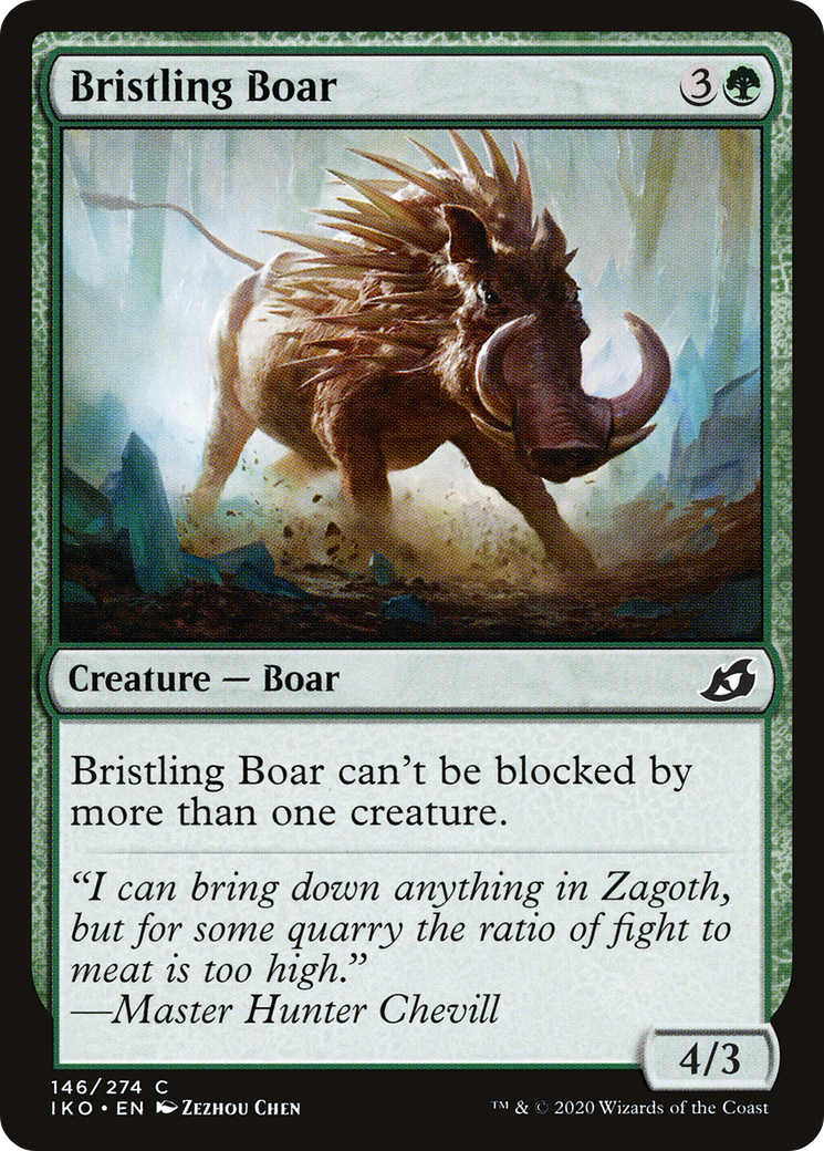 Bristling Boar (146) - Ikoria: Lair of Behemoths